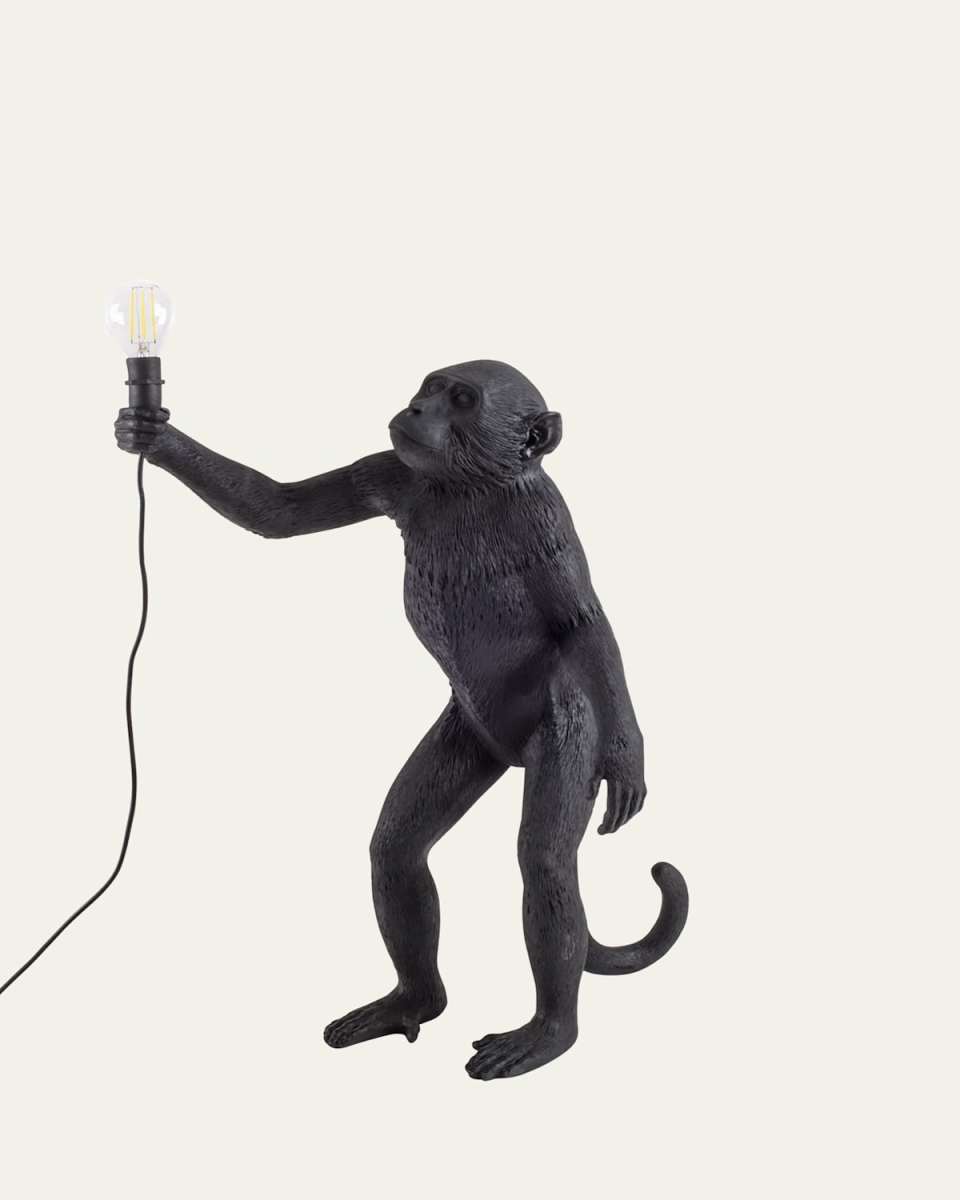 Standing Monkey 21" Outdoor Lamp